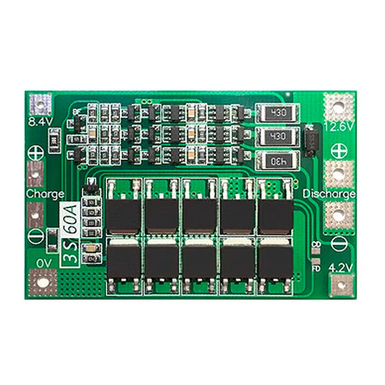 18650 BMS 3s 60A 12V