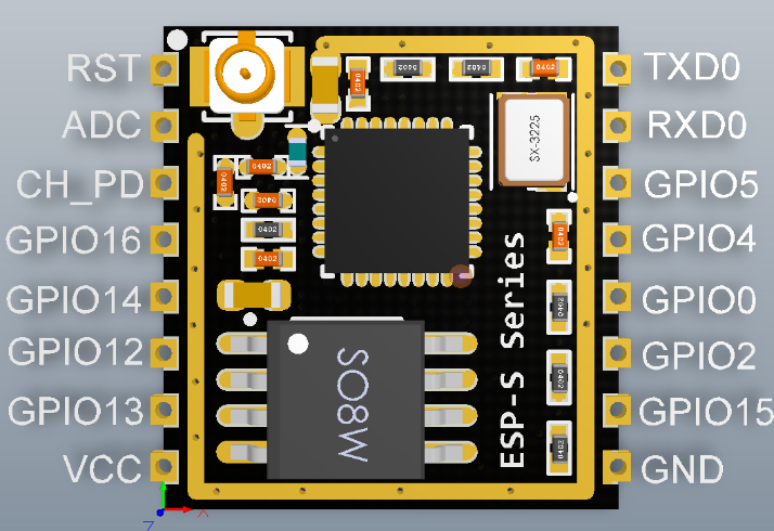 ESP-07S ESP8266 Serial to WiFi Module