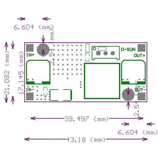 LM2596S DC-DC Step-down Module Max 3A Adjustable Voltage