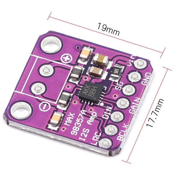 MAX98357 I2S Audio Amplifier Module Class D Audio Power Amplifier Board