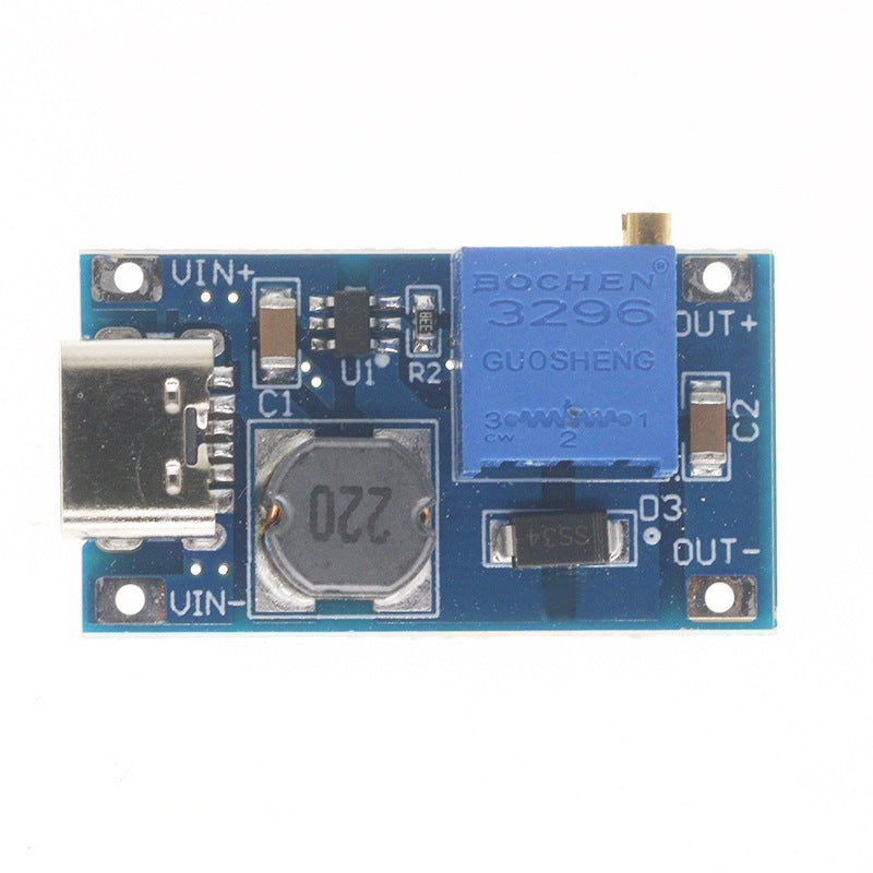 MT3608 DC-DC Adjustable Boost Module Type-C 2A