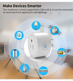 16A Remote Control Smart Plug With Electricity Meter Function