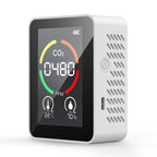 House CO2 Carbon Dioxide Detector Rechargeable Displays Temperature and Humidity