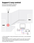 Cozylife and Alexa WIFI Remote Control Wireless Switch Lights With Switch