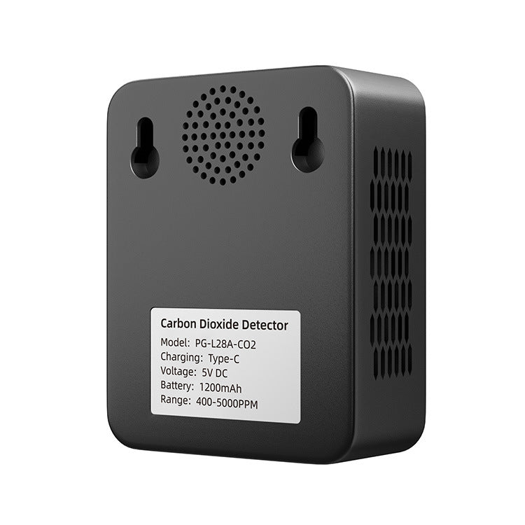 House CO2 Carbon Dioxide Detector Rechargeable Displays Temperature and Humidity