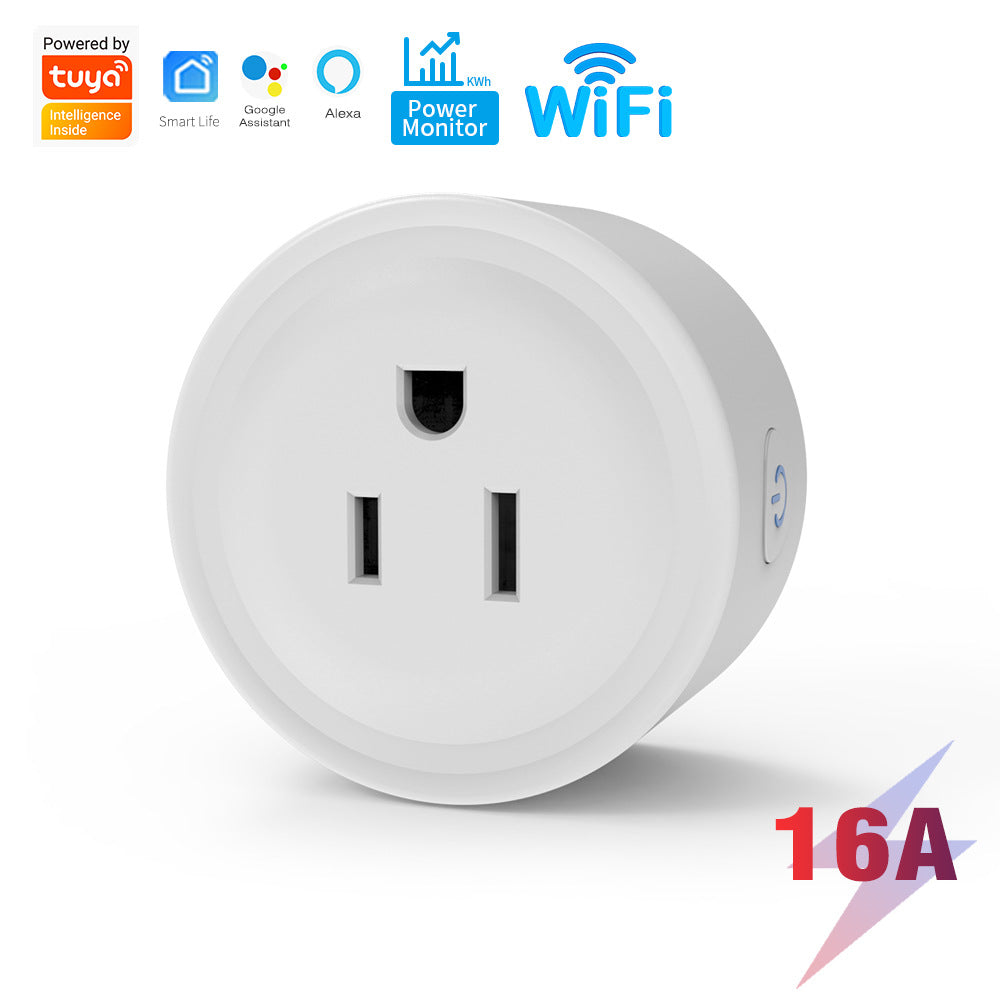 16A Remote Control Smart Plug With Electricity Meter Function