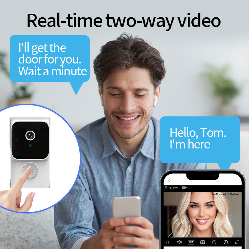 Smart Video Doorbell Smart Doorbell Ring Door Camera