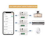 Wifi+433MHz Dual Control Via Phone and Wireless Switch Remote Control Wireless Light Switch Set