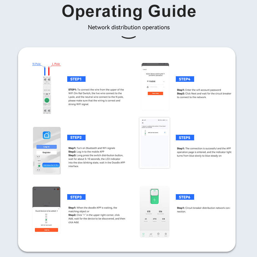 Smart Life and Alexa WIFI Remote Control Wireless Switch