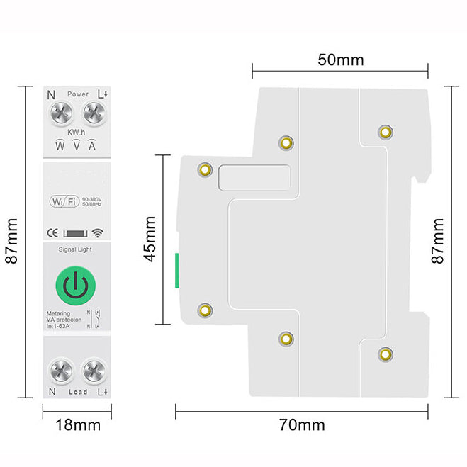 Smart Life and Alexa WIFI Remote Control Wireless Switch