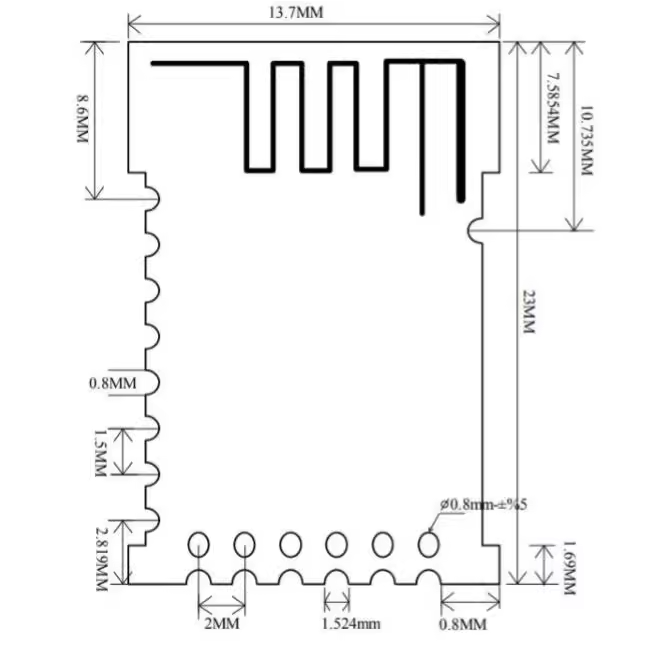 JDY-41 2.4G Wifi Wireless Serial Port Module