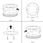 Electrochemical Battery Smoke Carbon Monoxide Detector Alarm