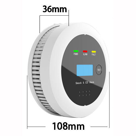 Electrochemical Battery Smoke Carbon Monoxide Detector Alarm