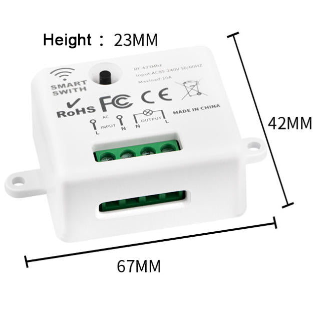 Wifi+433MHz Dual Control Via Phone and Wireless Switch Remote Control Wireless Light Switch Set