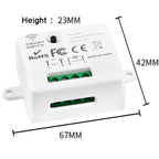 Wifi+433MHz Dual Control Via Phone and Wireless Switch Remote Control Wireless Light Switch Set