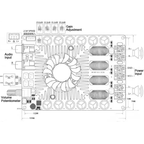 TDA7498E Audio Power Amplifier Board Dual-channel 2*160W