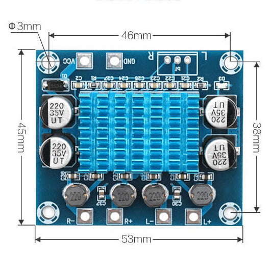 XH-A232 Audio Power Amplifier Board Dual-channel 2*30W