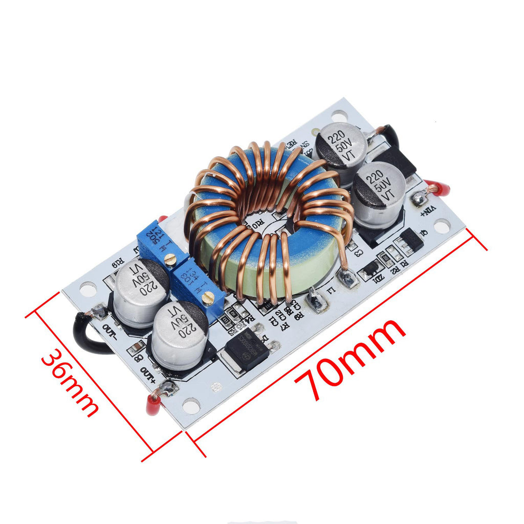 High-power DC-DC Adjustable Boost Module Max 250W Aluminum Substrate