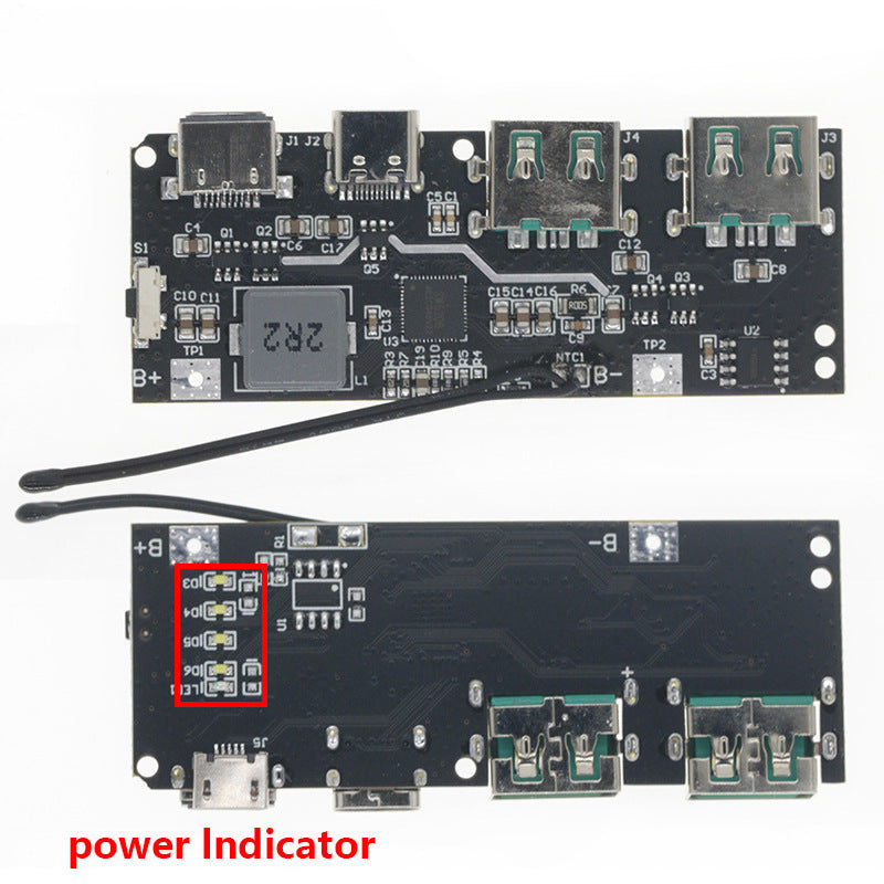 Power Bank Module Fast Charging QC4+PD3.0 22.5W