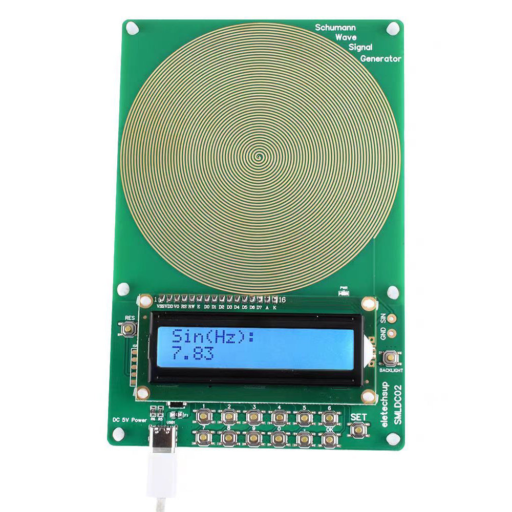 7.83Hz Schumann Resonance Generator Adjustable Frequency Generator for Healing (0.01Hz-299kHz)